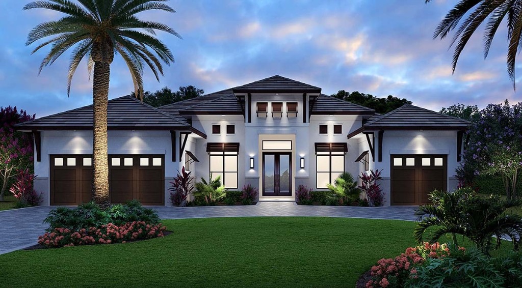 A Florida home exterior ready for market